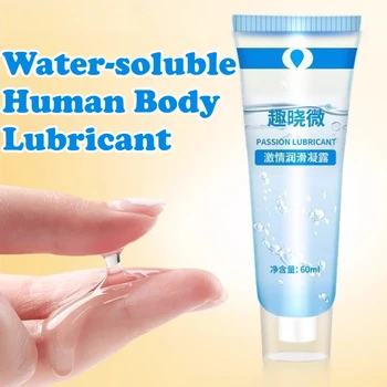 60ml Water-Soluble Human Body Lubricant for Adult Sexual Lubricating Oil Simulated Sex Liquid Lubricating Fluid Couples Lube 18+ 1