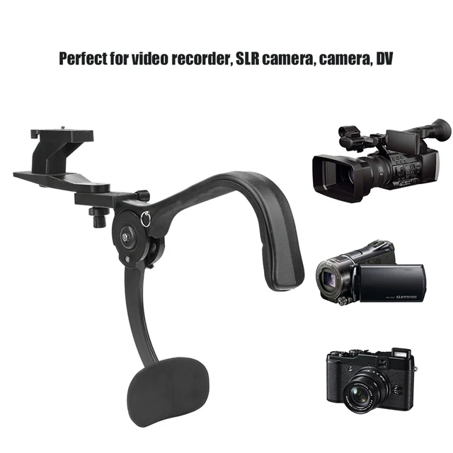SR-500 Black Outdoor DSLR Camera Strap Photography Shoulder Shock Absorber Bracket Support Stabilizer Rig Shoulder Support Mount
