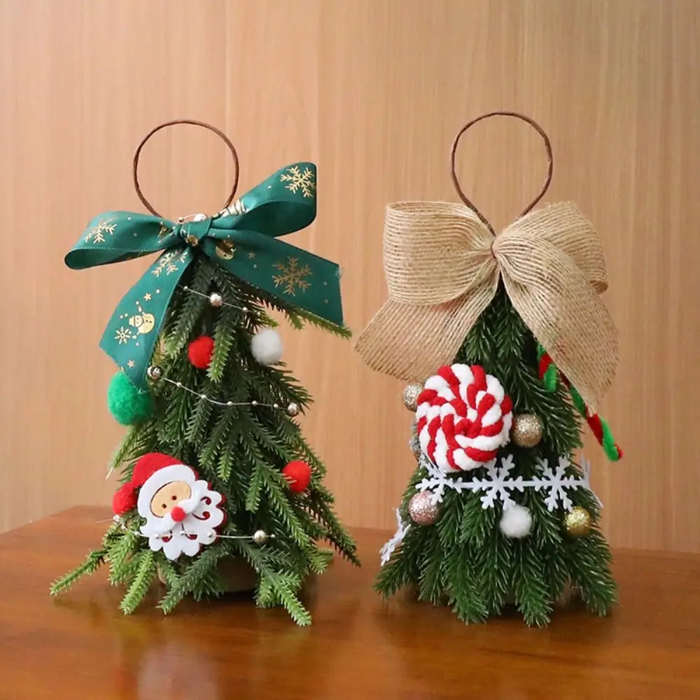 Mini Christmas Tree PE Scene Setup Desktop Ornament