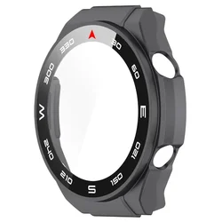 Full Protective Clear Case with Tempered Glass for Huawei Watch Ultimate (Grey)