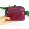 Women Mini Wallet PU Leather Female Purse Card Holder Coin Purse Short Wallets Small Purse Zipper Keychain Clutch Bag Wallet 4