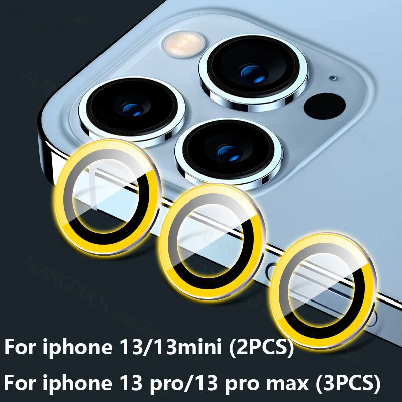 Full Cover Camera Lens Protector on For iPhone 12 13 Pro Max 13Mini Camera Protector For iPhone 11 13 Pro Max Protective_voghion.com