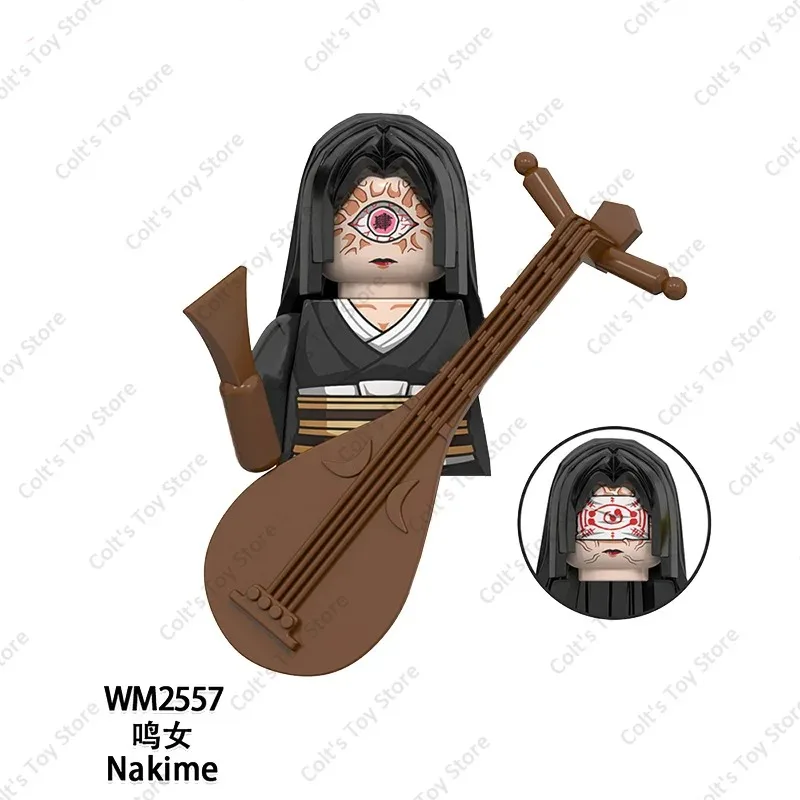 thumbnail image 1 of Hot Anime Demon Slayer Mini figura de acción Kimetsu no Yaiba bloques de modelismo Kochou Shinobu Kamado Tanjirou Nezuko bloques muñeca Juguetes, 1 of 5