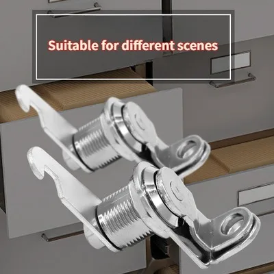 Cam Lock Security Lock 16-40mm Cabinet Cam Door Barrel Drawer Filing Cabinet Post Mail Box Furniture Locker Cupboard 2 Key cabinet door lock drawer lock