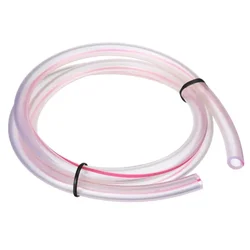 High - Performance Fuel Line Hose for Motorcycles - Durable Rubber Petrol Tube for Modified Gas and Oil Applications (Transparent)