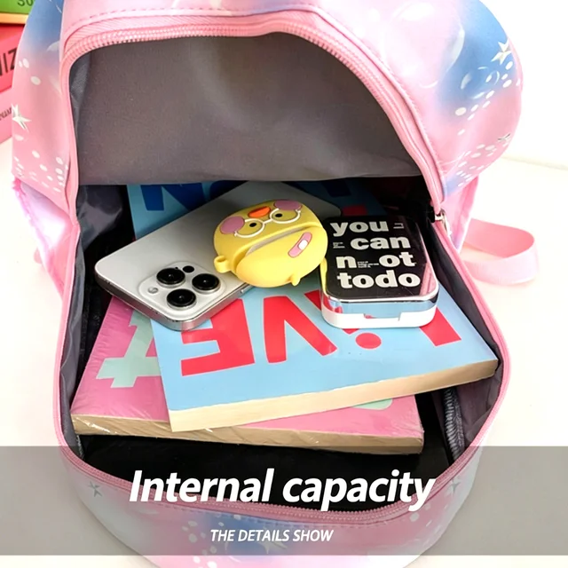 Sac à dos rose léger de 10 pouces K D H Rumi Mira Zoey HUNTR/X Saja pour garçons et filles, sac d'école pour la maternelle 5 Sac à dos rose léger de 10 pouces K D H Rumi Mira Zoey HUNTR/X Saja pour garçons et filles, sac d'école pour la maternelle 5
