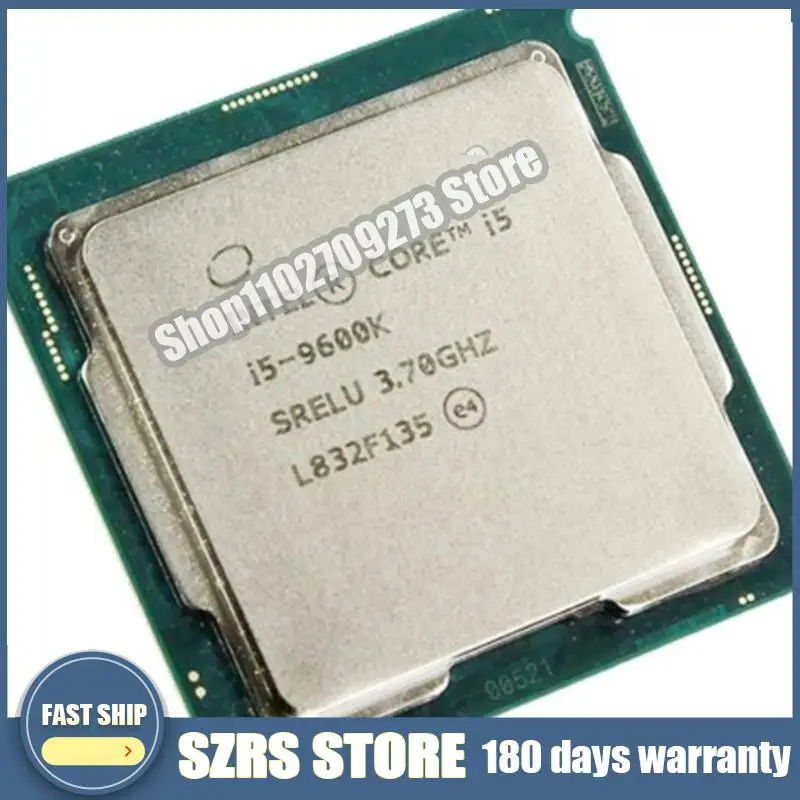 Utilizzo Int @ L Core I5-9600K I5 9600K 3.7 Ghz Sei Core A Sei Thread Processeur Cpu 9M 95W Lga 1151