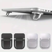 2 pièces en alliage d'aluminium accessoires pour ordinateur Portable support pour ordinateur Mini pieds portables pour Macbook support d'ordinateur 1