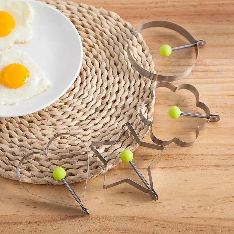 Stainless Steel Fried Egg Pancake Kitchen Accessories Gadget Rings Omelette Mold Mould Frying Egg Cooking Tools Kitchen Gadget