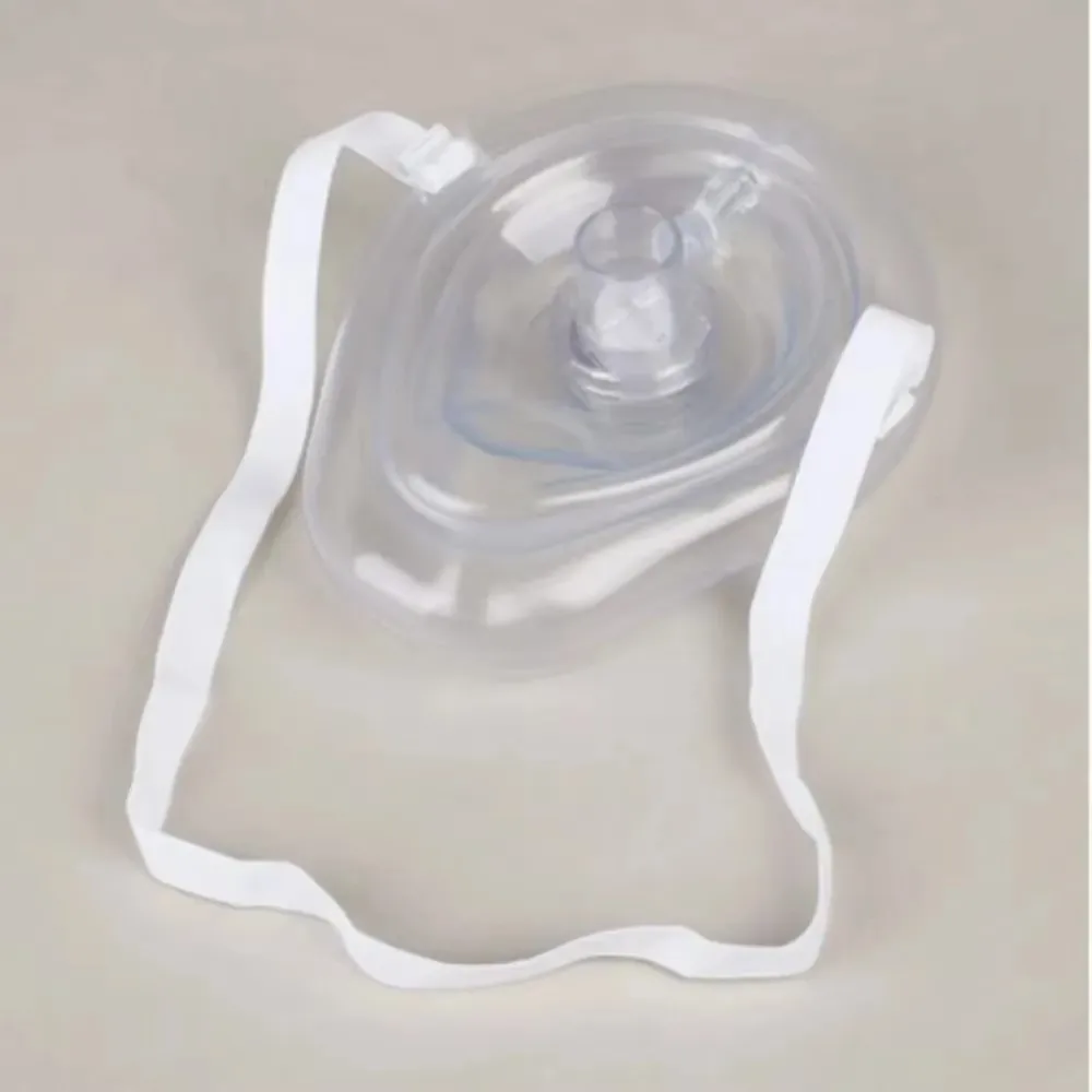 Reusable professional emergency cardiopulmonary resuscitation breathing mask to protect rescue personnel with artificial respira