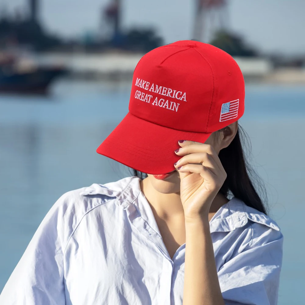 Baseball Cap Fashion Sports Hat Comfortable Sports Peaked Cap Make America Great Again Sun Protection Hat for Outdoor Sports 3