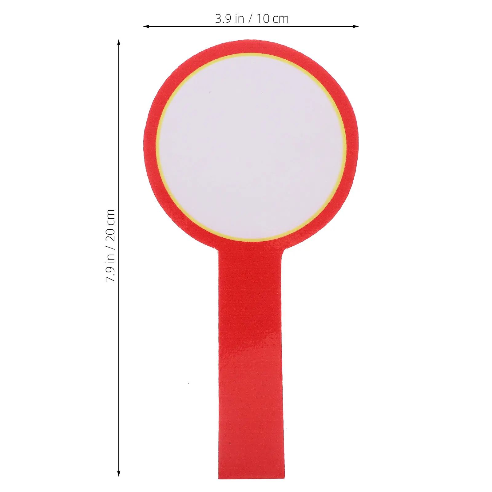 10Pcs 휴대용 점수판 게임 점수 측정용 부드러운 표면 화이트보드 패들 투표용 건식 지우기 지울 수 있는 휴대용 쓰기 가능 보드