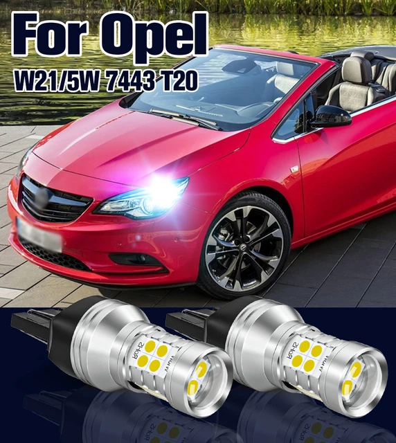 Lampadine LED DRL 7443 Per Opel/Vauxhall Insignia A 2008-2017 - Bianco Xenon