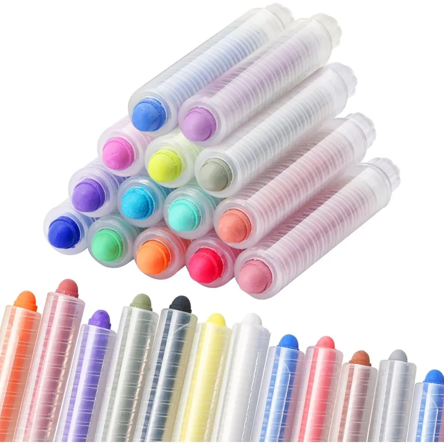 20 Dustless Twistable Colored Chalk Set