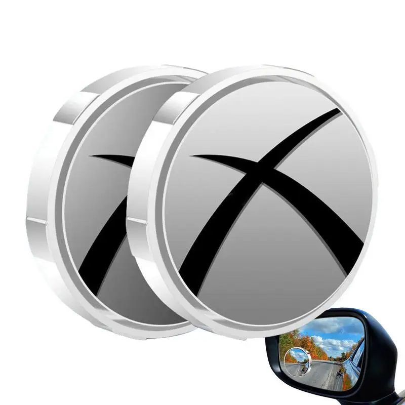 

2PCS Car Blind Point Mirror HD Blindspot Round Side Mirrors Auto Concave Mirror Side Blind Spot Mirror Car Exterior Accessories