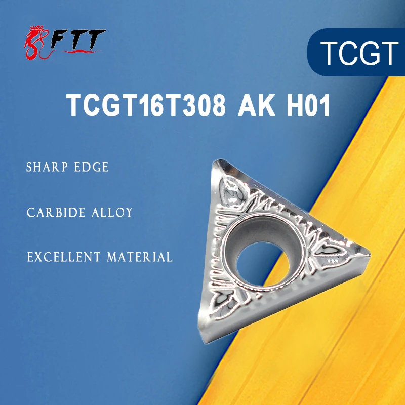 

20PCS TCGT16T308 AK H01 TCGT 16T308 Aluminum Cutter Blade Insert Cutting Tool Turning Tool CNC Tools AL +TIN Alloy Wood