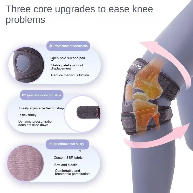 Knee Braces for Knee Pain Relief Compression Knee Sleeves with Patella Gel Pad  Side Stabilizers  Knee Support for Meniscus Tear