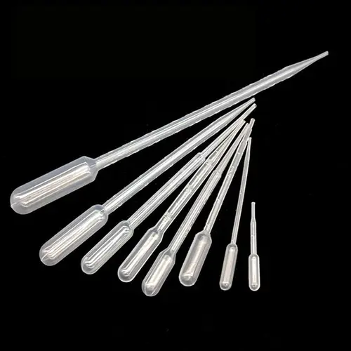 10 Pieces 0.2 / 0.5 / 1/2/3/5 / 10ML Laboratory Pipette Plastic Disposable Graduated Container Liquid Dropper Equipment Straw - Image 3