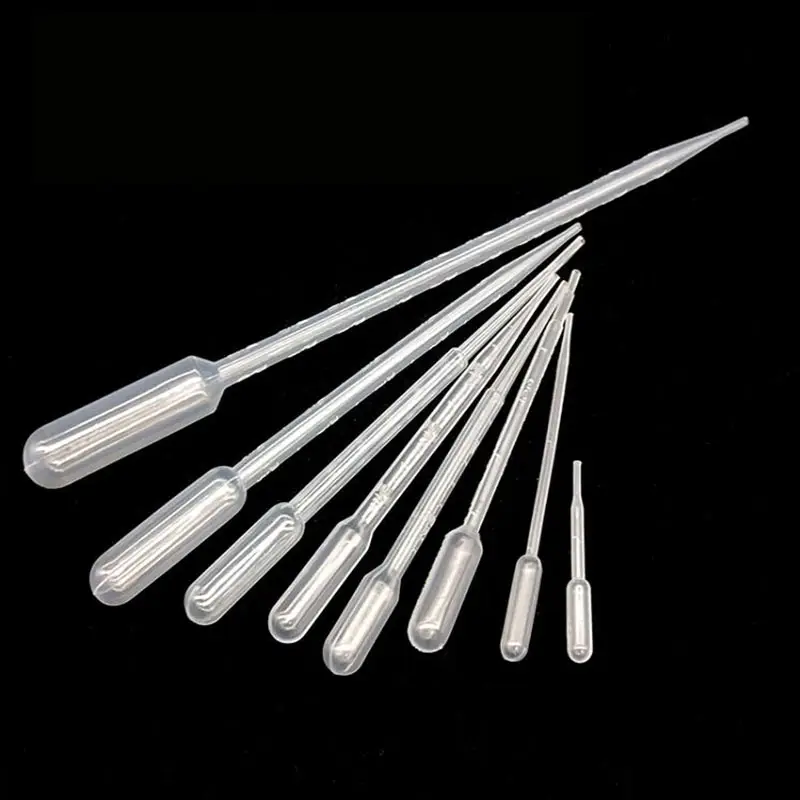 10 Pieces 0.2 / 0.5 / 1/2/3/5 / 10ML Laboratory Pipette Plastic Disposable Graduated Container Liquid Dropper Equipment Straw - Image 3