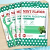 300/150/50pcs Mint Floss Stick - Disposable Floss Cleaning Stick - Toothpick to Remove Plaque and Food Residue - Oral Cleaning 1