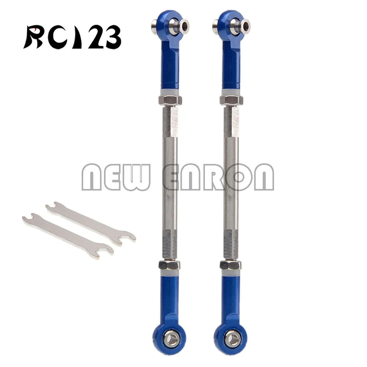 

2 шт., передние звенья для радиоуправляемого автомобиля, из нержавеющей стали