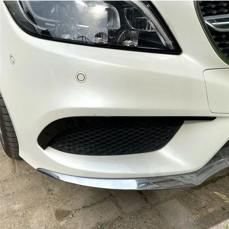 메르세데스 벤츠 CLS 클래스 C218 X218 2014-2017 AMG 라인용 A13Z-프론트 범퍼 스포일러 (블랙)