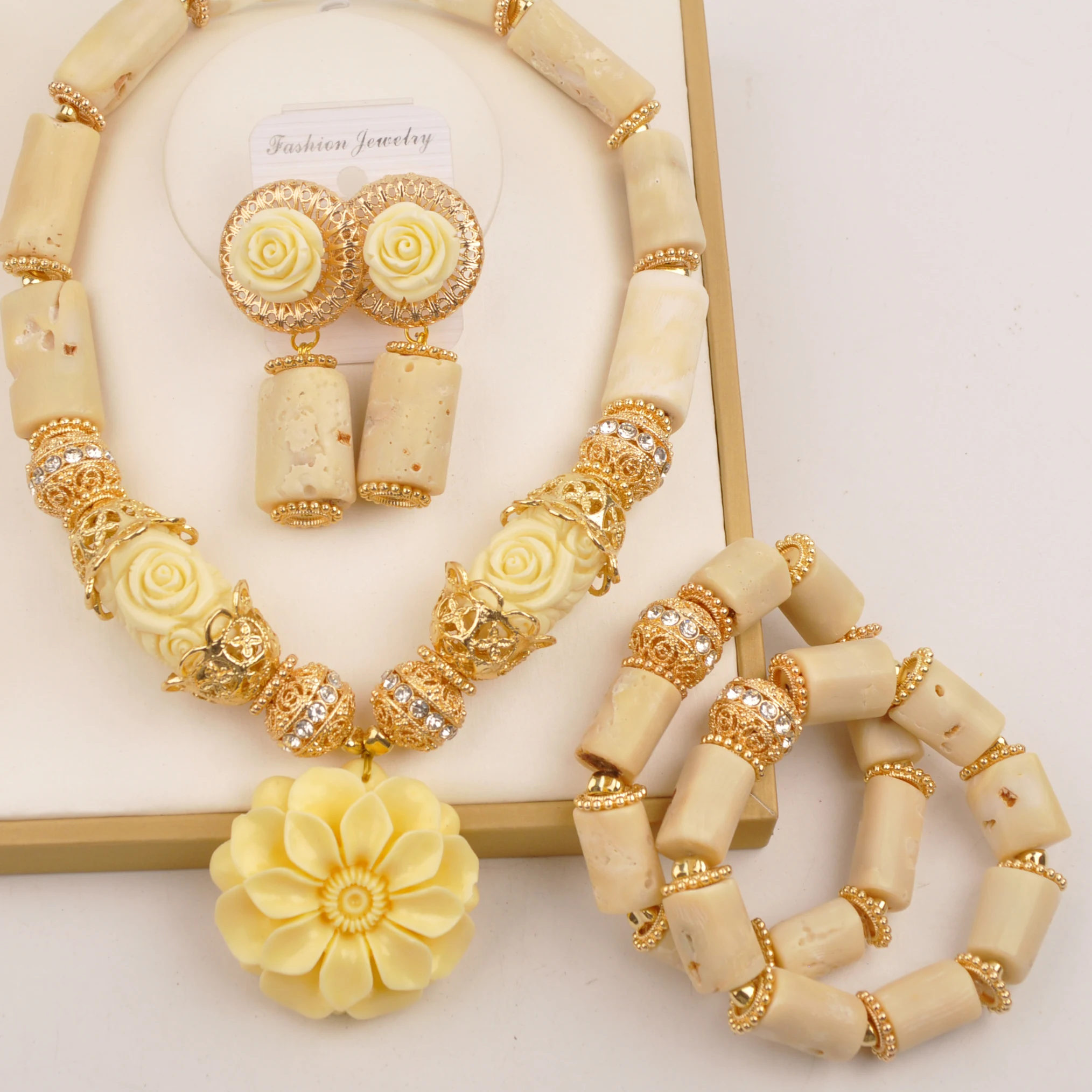 fashion-flower-pendant-real-white-coral-necklace-nigerian-wedding-bride-jewelry-set