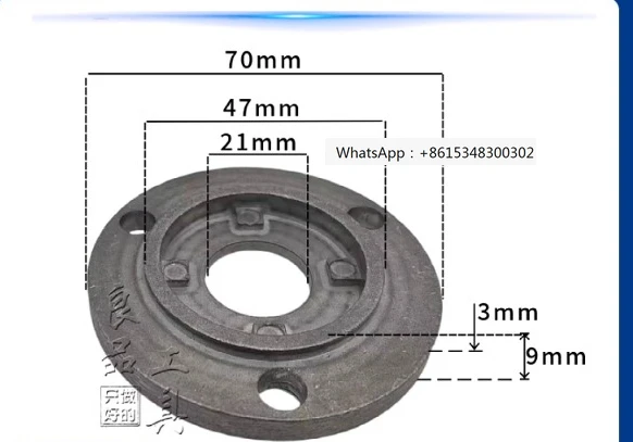 

Jindi bearing seat saw machine shaft 62045678 bearing pressure cover aluminum cover main bearing end cover