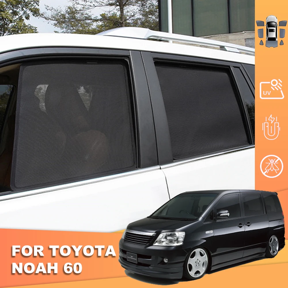 

Магнитный автомобильный солнцезащитный козырек для Toyota Ноя Voxy R60 2001-2007, передняя лобовая рама, занавеска, Задняя Детская фотозащита