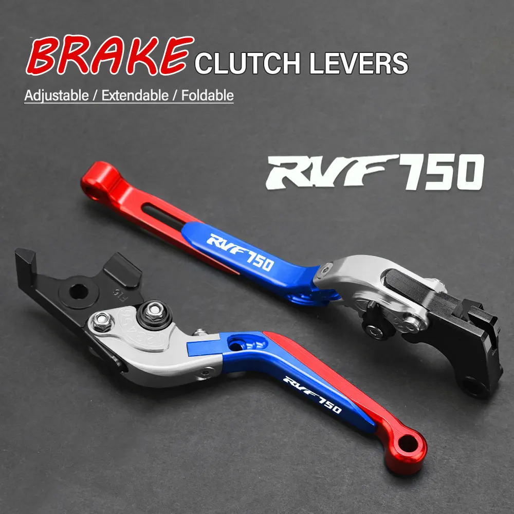

FOR Honda RVF750 RVF750RRC45 1994-1998 1999 Motorcycle Hand Brake Clutch Adjustable Levers Handle Folding Extendable Lever grip