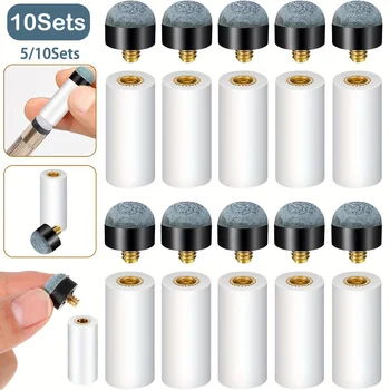 Screw-On Pool Cue Tip Set 1