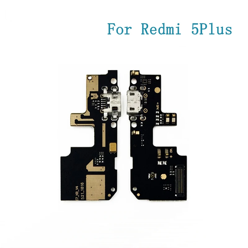 

50pcs/lot Tail Plug Small Board Charging Port Connector For Xiaomi Redmi 5Plus USB Port Charger Dock Plug Flex Cable