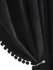 Premium Wool Ball Edge Blackout Curtains Curtains for Living Dining Room Bedroom French Minimalist Velvet Curtain 1PC 2