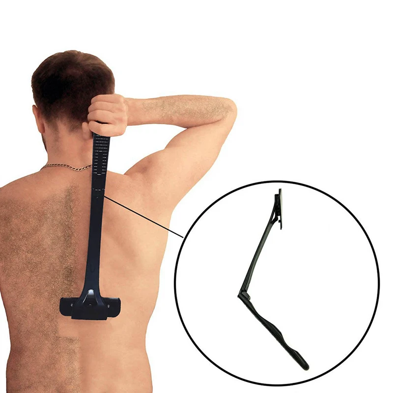 

Safety Men Long Handle Folding Shaving Knife Body Shaver Back Hair Trimmer Body Leg Back Razor Shaver Epilator Hair Removal Tool