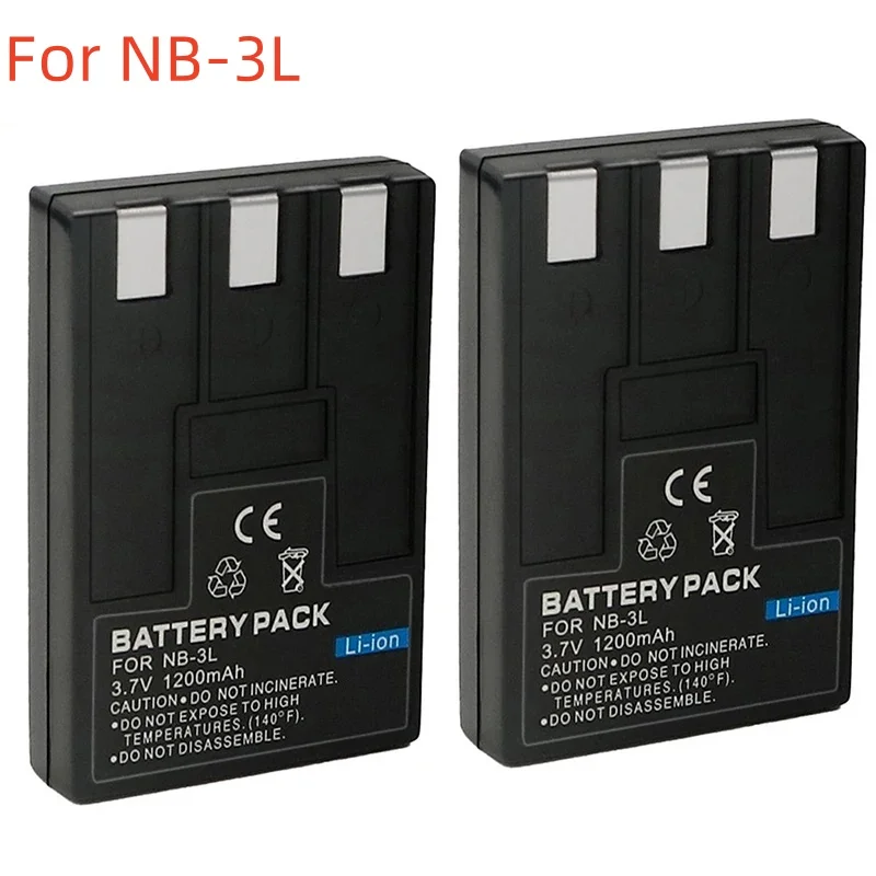 NB-3L NB3L Batteria 1200mAh Batterie ricaricabili per Canon Powershot SD550 SD500 SD110 SD100 SD10 Digale IXUS 700 750 i5 30  44