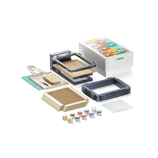 レーザー付きxtoolスクリーンプリンター、1番目のスクリーン印刷