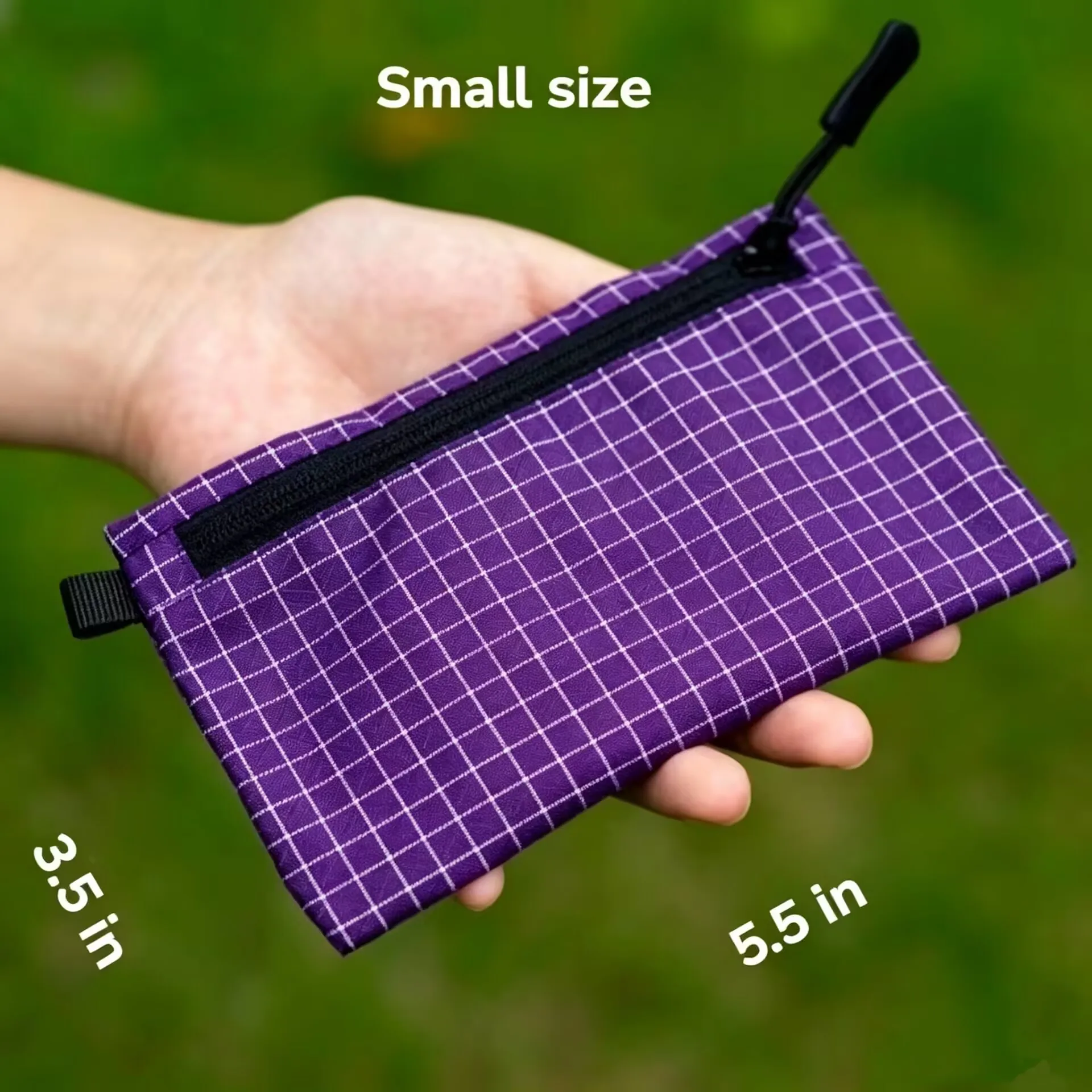 Compact Ultra Light Travel Passport Holder & Wallet with Zipper - Ideal