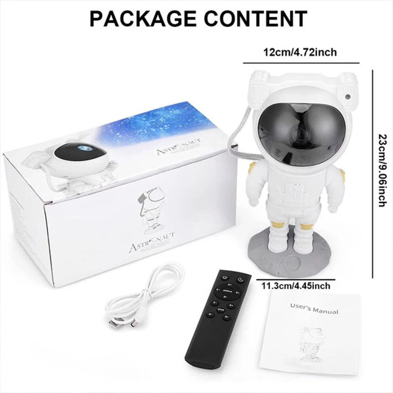 Astronaut Projector for Kids Bedroom Night Light Projector Starry Galaxy Star Night Lights Projection Toys