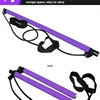 Portable Yoga Pilates Bar Stick with Resistance Band Home Gym Muscle Toning Bar Fitness Stretching Sports Body Workout Exercise 4