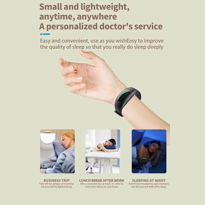 Watch Sleep Aid Instrument Smart Portable Sleep Device Microcurrent Relief Insomnia Anxiety Pressure Relie