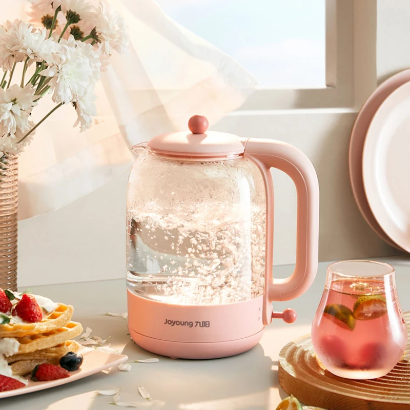 Glass Kettle Blush Pink Kettle Tower Glitz 3KW Glass Kettle Blush