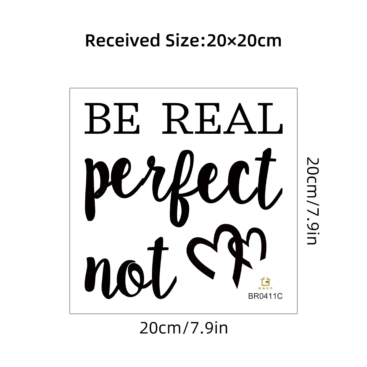 Wall Stickers Furniture Mirror Bathroom Living Room Bedroom Decor 1Pc
