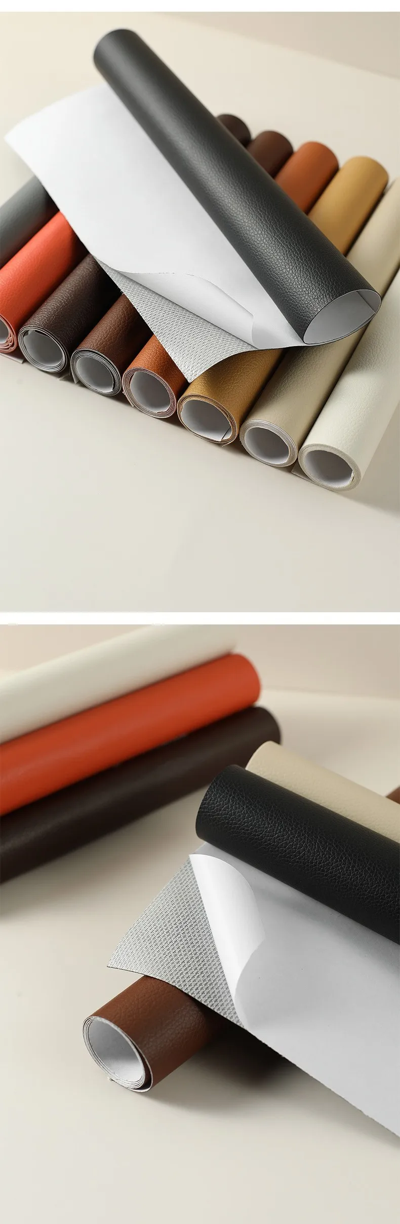Film Adhésif Tissu Microfibre Cuir Daim - Couleur Bordeaux, Au Mètre (36€/m²) - Stretch Optique