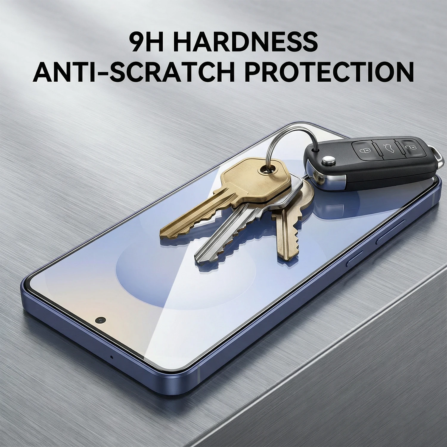 Premium Tempered Glass Screen Protector with Easy Install Kit and Crystal-Clear HD Film