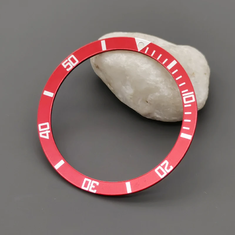 Aluminium Fashion Flat Watch Bezel Insert