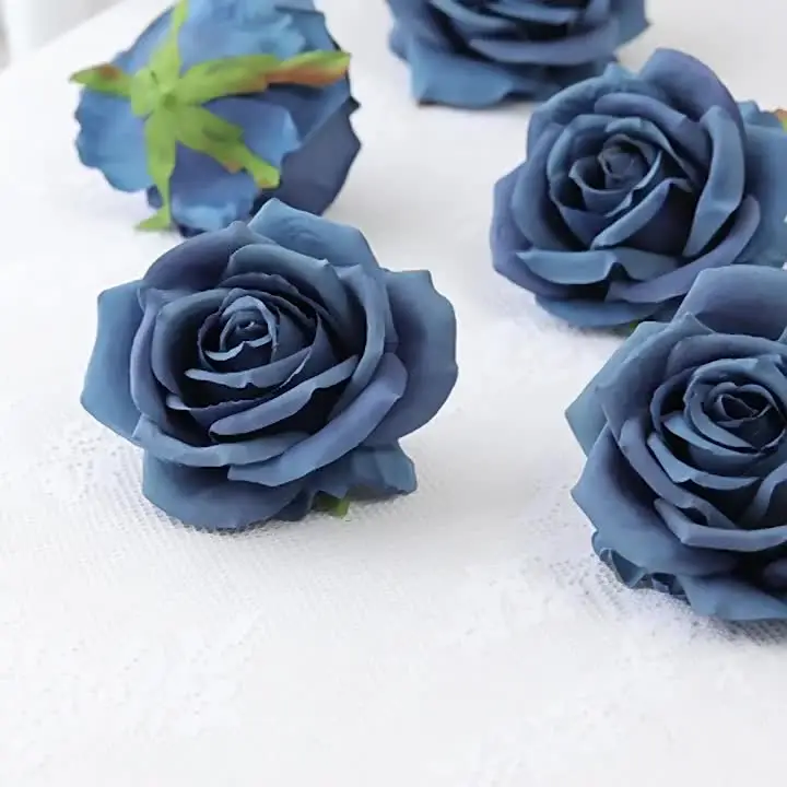Teste di fiori artificiali - seta e velluto, ampia scelta di