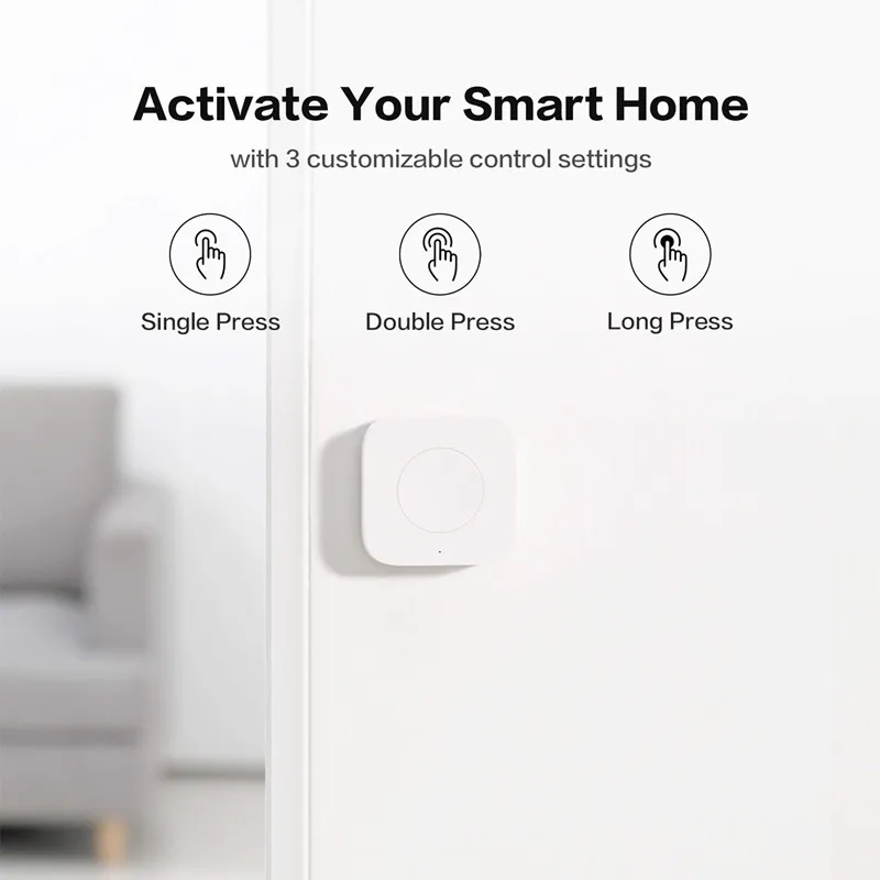 Aqara Ʈ  ġ Ű ׺  ø̼, 1 Ű  , Ȩ ȿ Mihome Homekit ۵