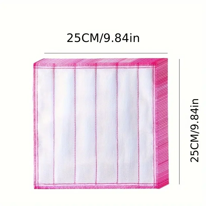 thumbnail image 1 of 1/30 piezas de paños de cocina de algodón súper absorbentes, paños de cocina antiadherentes, estropajos de limpieza para el hogar reutilizables, trapos de tela para platos, 1 of 5