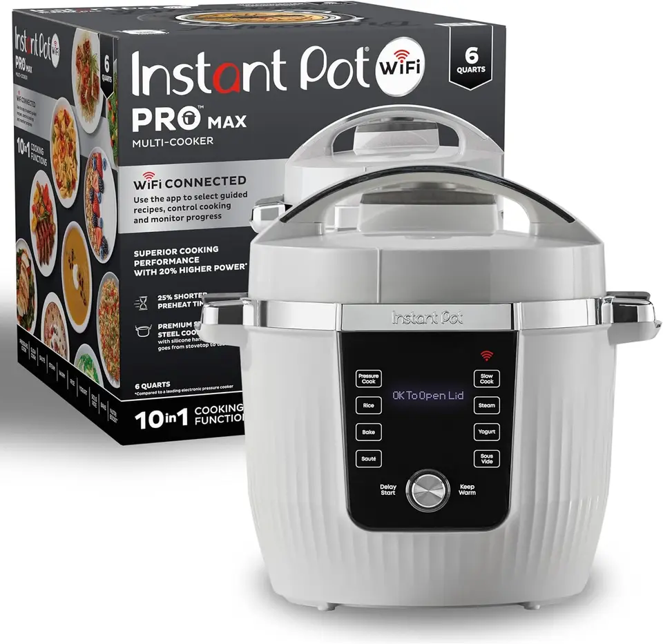 Pro Max WiFi Smart 10 in 1 Pressure Cooker
