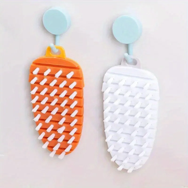 Fruit and Vegetable Brush Bendable Cleaning Brush Kitchen Tools Fruit and Vegetable Pan Bowl Clean
